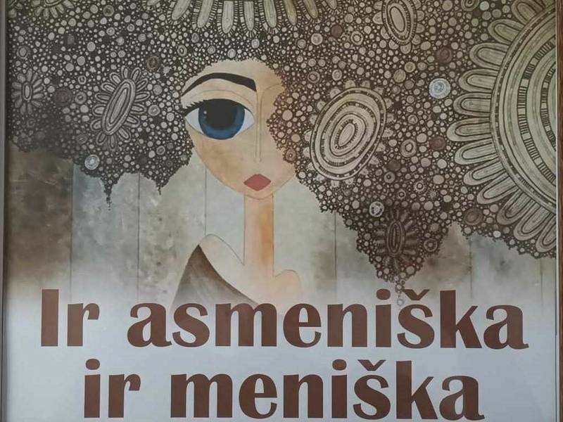 Gintarė Maciulevičienės Gemäldeausstellung „Sowohl persönlich als auch künstlerisch“