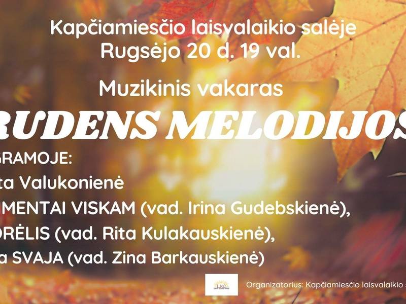 Musical evening "Autumn melodies"