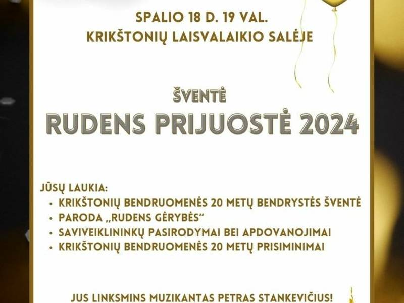 Šventė "Rudens Prijuostė 2024"