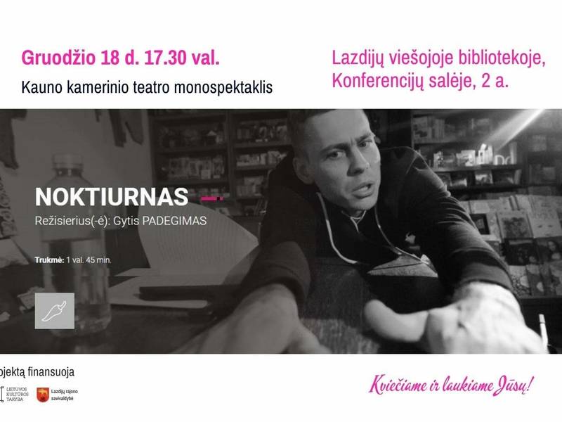 Monoaufführung des Kammertheaters Kaunas „Nightmare“