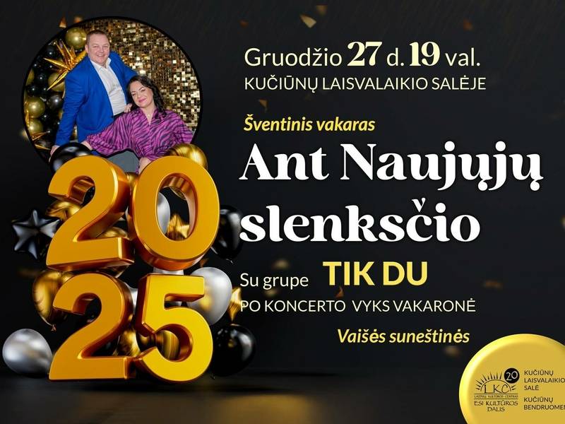 Šventinis vakaras „Ant Naujųjų slenksčio“