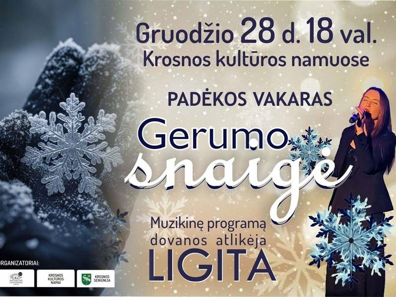 Padėkos vakaras „Gerumo snaigė“