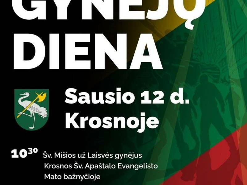 Laisvės Gynėjų dienos minėjimas Krosnoje. Linos Kapačinskienės parodos "Mes nieko neužmiršome" atidarymas