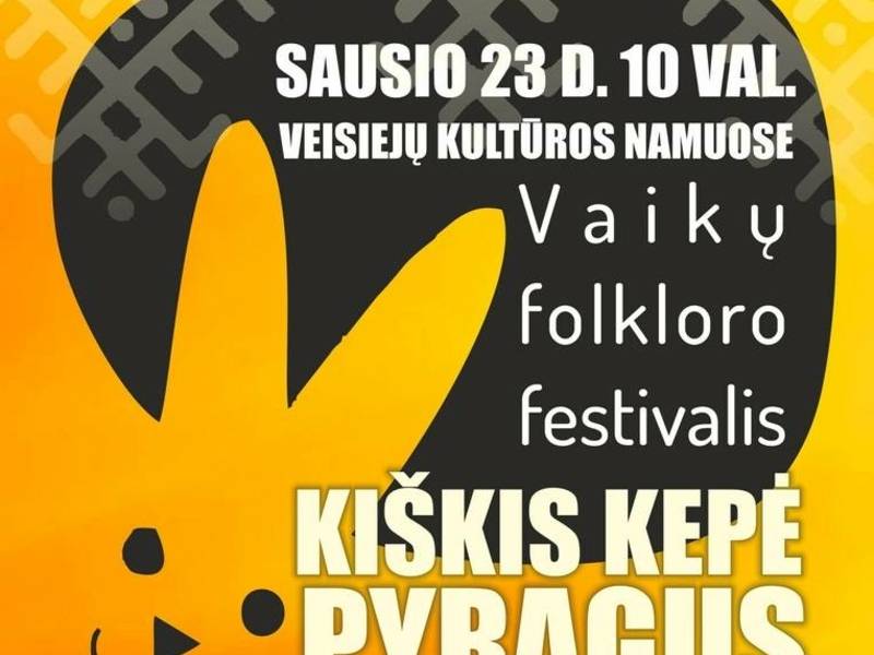 Vaikų folkloro festivalis „Kiškis kepė pyragus“ 2025