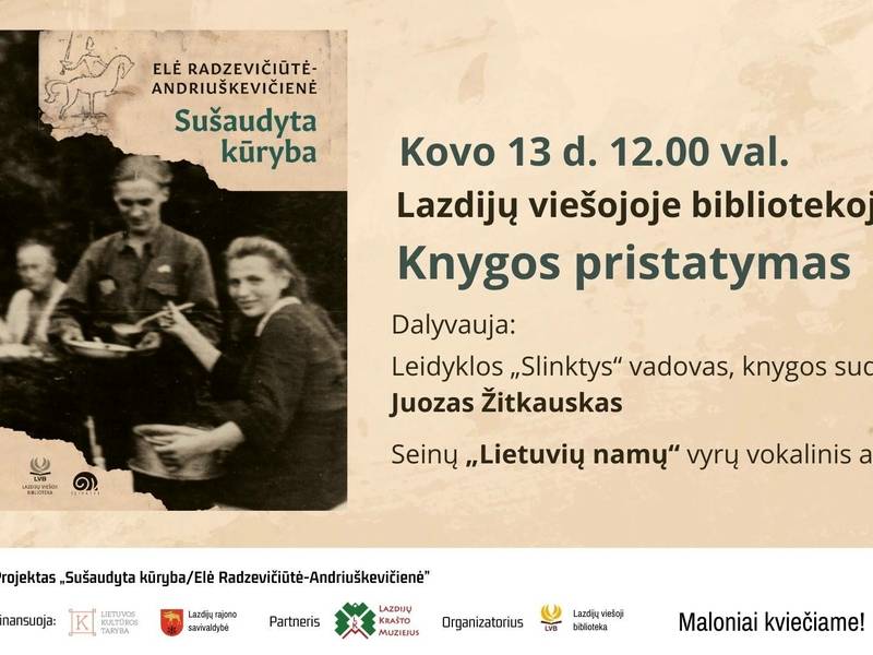 Presentation of the book Shot Creation/Elė Radzevičiūtė-Andriuškevičienė